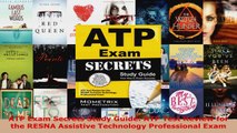 Download  ATP Exam Secrets Study Guide ATP Test Review for the RESNA Assistive Technology PDF Online
