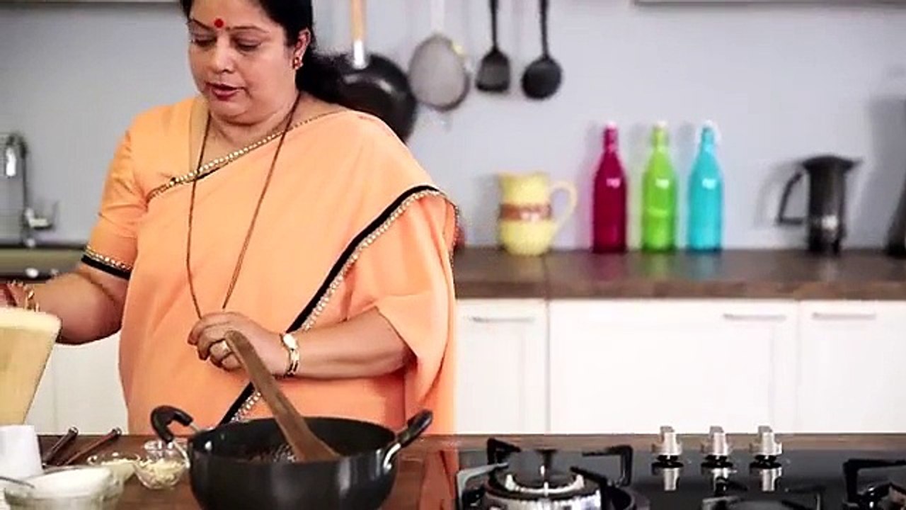 Naralachi Wadi - Recipe by Archana - Coconut Nariyal Barfi - Easy to Make Indian Dessert in Marathi