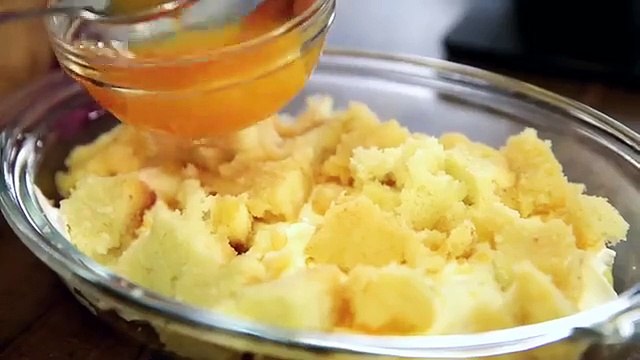 Rich Fruit Cream Dessert - Quick Recipe by Archana - Easy Indian Eggless Sweet in Marathi