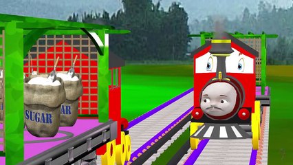 Johny Johny Yes Papa Nursery Rhyme  Train Cartoon 3D Animation Rhymes & Songs for Children