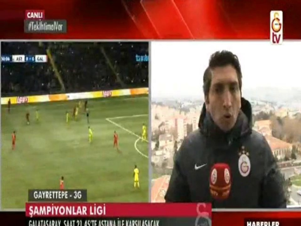 Galatasaray-Astana maçı öncesi bilgiler. (GS TV- 8 Aralık)