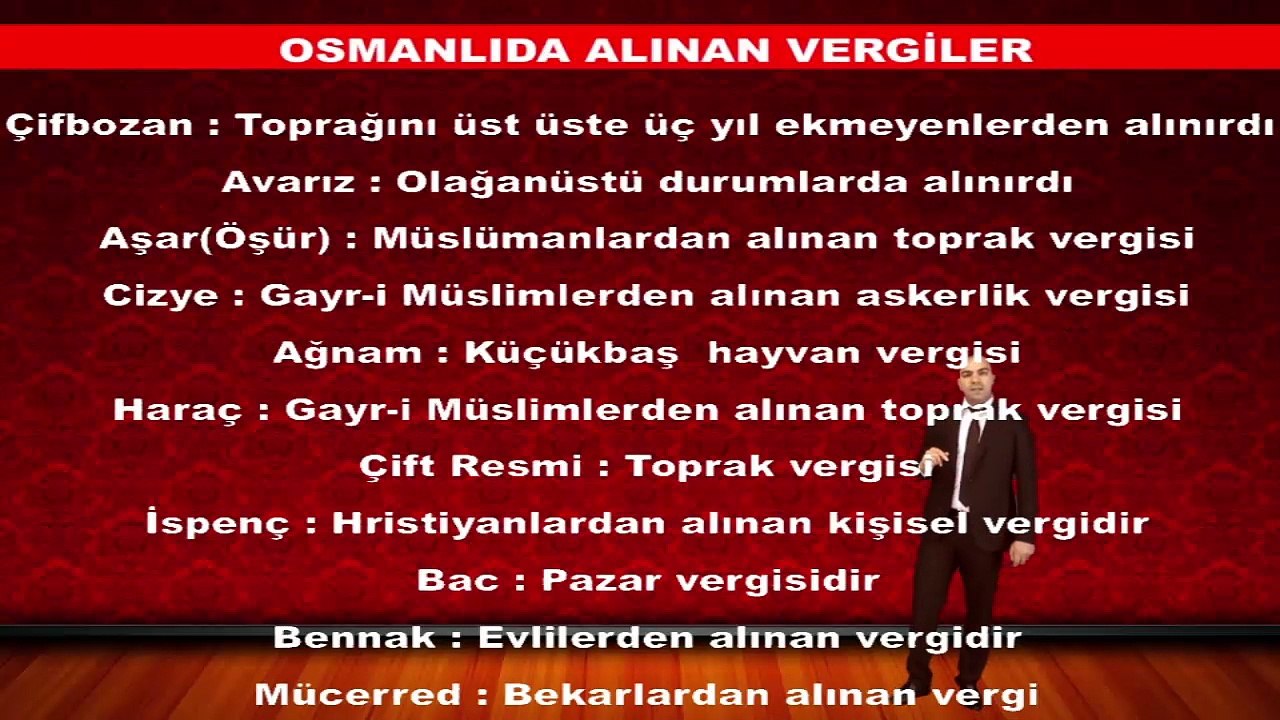 KPSS 57osmanlıda alınan vergiler