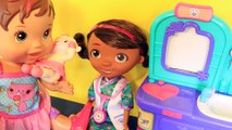 Doctor Baby Alive HELPS LAMBIE At the Doc McStuffins Talking Vet Clinic Findo Dog Cute Top Toys 2015