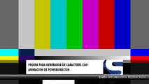 JSG TV: Probando Generador de Caracteres - Diciembre 2015