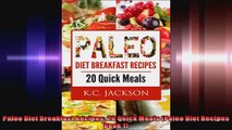 Paleo Diet Breakfast Recipes 20 Quick Meals Paleo Diet Recipes Book 1