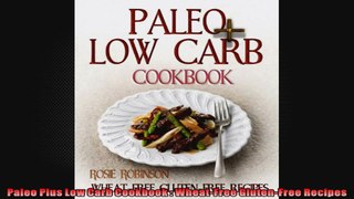 Paleo Plus Low Carb Cookbook  WheatFree GlutenFree Recipes