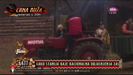 Farma 6/Tamara Flojd potpisuje traktorom po imanju