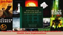 PDF Download  Financial Management Concepts and Applications for Health Care Organizations PDF Full Ebook
