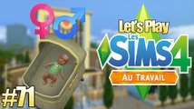 LE BÉBÉ EST LA ! ! - Les Sims 4 Au Travail #71
