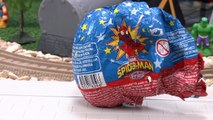 Thomas And Friends Kinder Surprise Eggs Play Doh Disney Cars Spider-Man Superhero Egg Surp