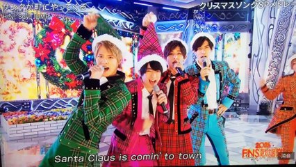 FNS歌謡祭2015 Hey! Say! JUMP サンタが町にやってくる