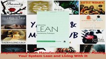Read  Implementing Lean Manufacturing Techniques Making Your System Lean and Living With It PDF Online