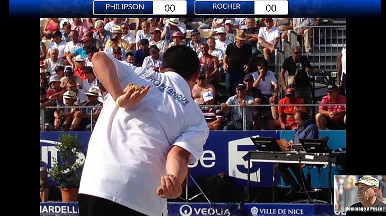 Demi-finale de l'Europétanque Département des Alpes-Maritimes à Nice 2015 : WebRADIO ROCHER vs PHILIPSON