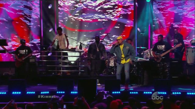 Rick Ross & Chris Brown Perform “Sorry / Back To Sleep” on Jimmy Kimel Live