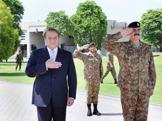 Nawaz Sharif and Army Chief One to One Meeting