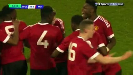 Tosin Kehinde goal 0-2  Wolfsburg Youth vs Manchester United Youth 08.12.2015