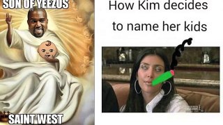 Kim & Kanye Name Son 'Saint West'