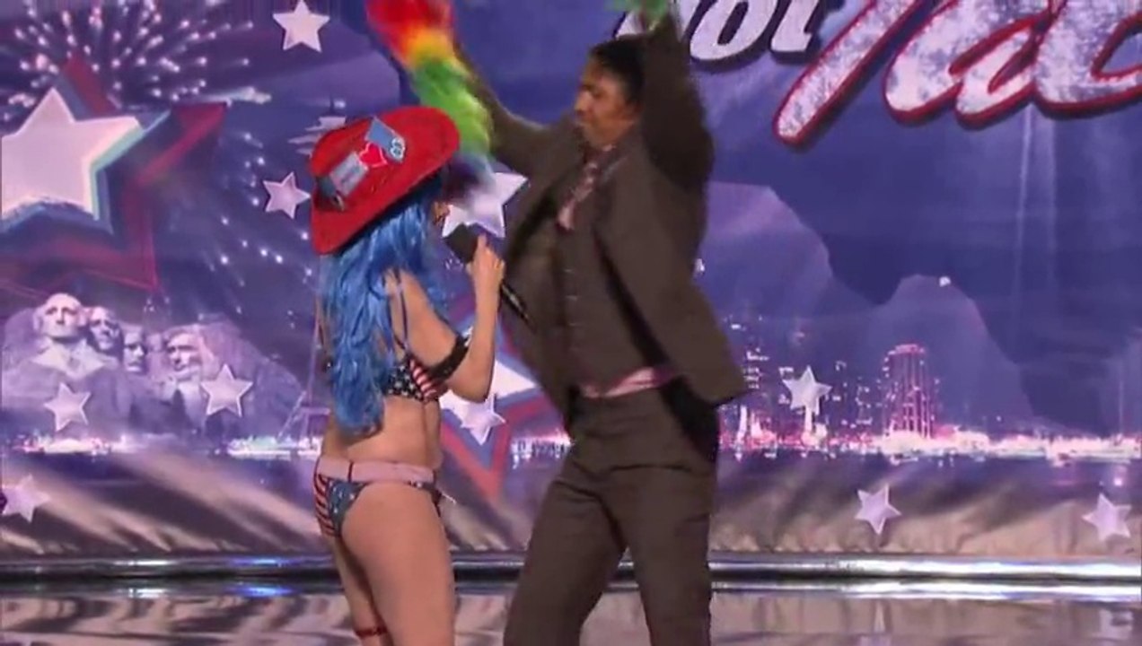 America s Got Talent - Sandy Kane the Naked Cowgirl - Audition - Season 6