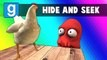 Gmod Hide and Seek: Buff Characters - The Birds vs The Lobster (Garrys Mod)