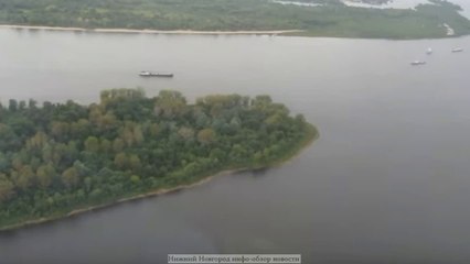 2015 год. Нижний Новгород из кабины вертолёта