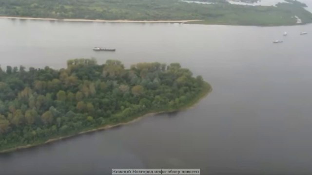 2015 год. Нижний Новгород из кабины вертолёта