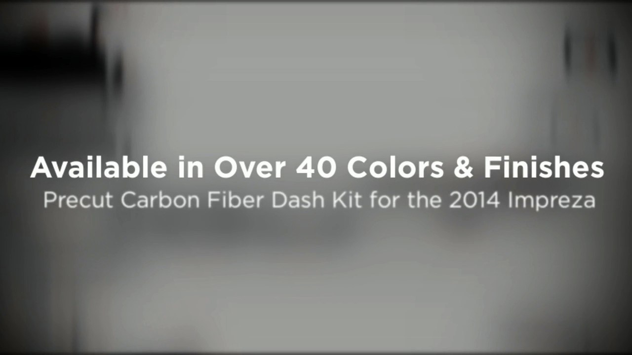 Jim's 2014 Subaru Impreza Dash Kit Installs