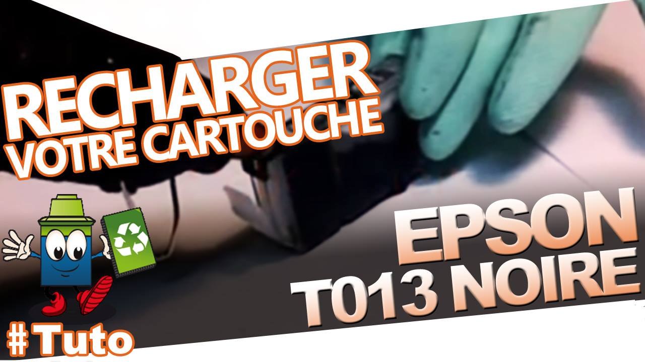 Recharge Jet d'Encre : Comment recharger une cartouche Epson Noire  T013