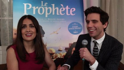 L'interview ciné stars : Salma Hayek et Mika pour Le Prophète
