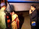 Indian FM Sushma Swaraj arrives in Pakistan