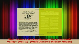 Read  Walt Disneys Mickey Mouse Race to Death Valley Vol 1  Walt Disneys Mickey Mouse PDF Online