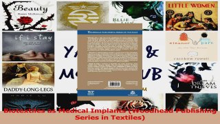 Biotextiles as Medical Implants Woodhead Publishing Series in Textiles Read Full Ebook