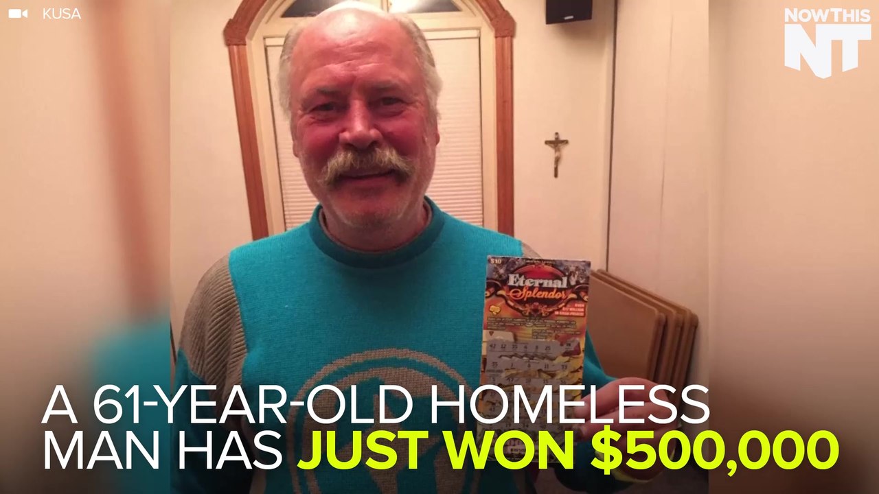 Homeless Man Wins $500K Off A Lucky Scratch-Off Lotto Ticket