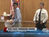 Teen pleads not guilty on terrorism charge