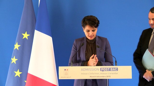 Admission Post-Bac - mieux s'informer, mieux s'orienter intervention de Najat Vallaud-Belkacem