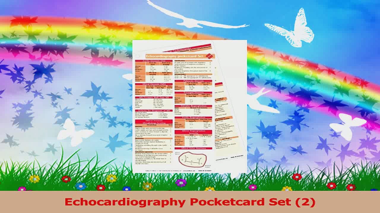 Echocardiography Pocketcard Set 2 Download