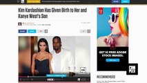 Kim Kardashian and Kanye West Name Their Baby Boy _Saint_