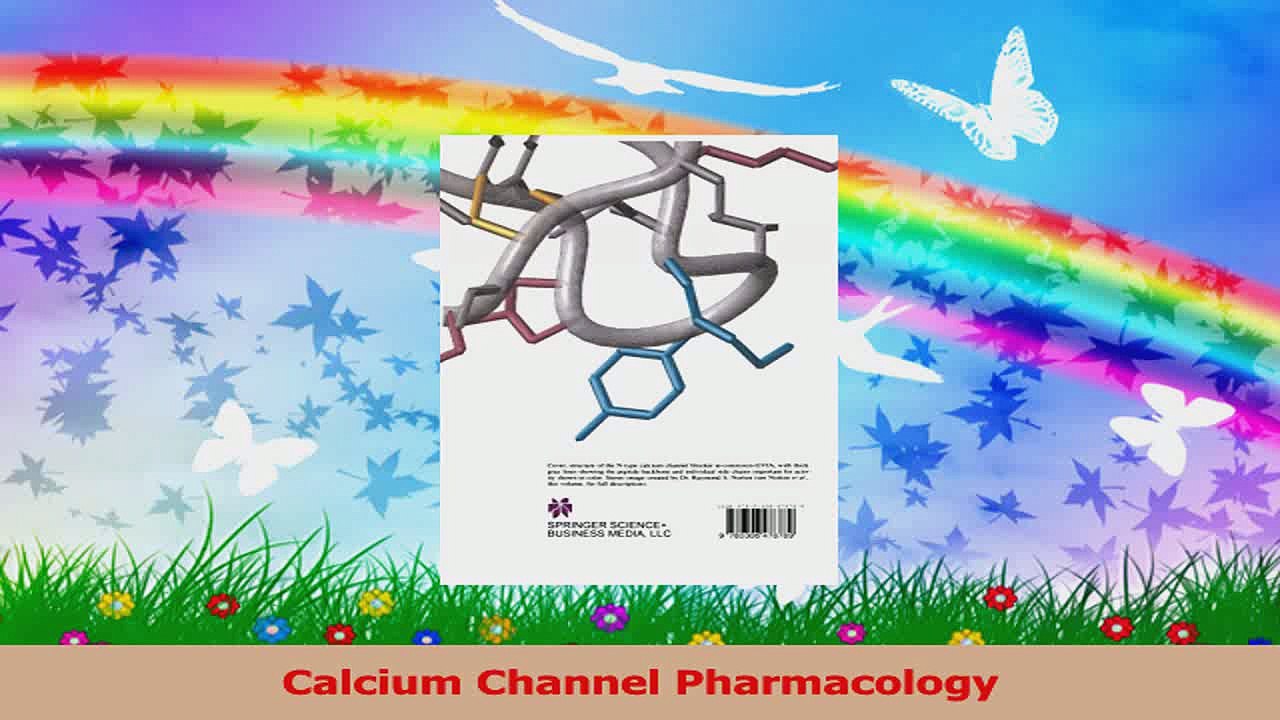 Calcium Channel Pharmacology PDF
