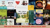 Download  VBA and Macros for Microsoft Office Excel 2007 Ebook Online