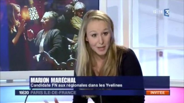 Quand Marion Maréchal-Le Pen se disait francilienne avant tout