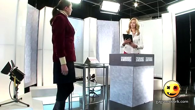 Naked and Funny Accident During Newscast (HD)