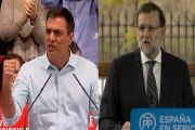 Rajoy pide tranquilidad al PSOE y Sánchez apela a la raza