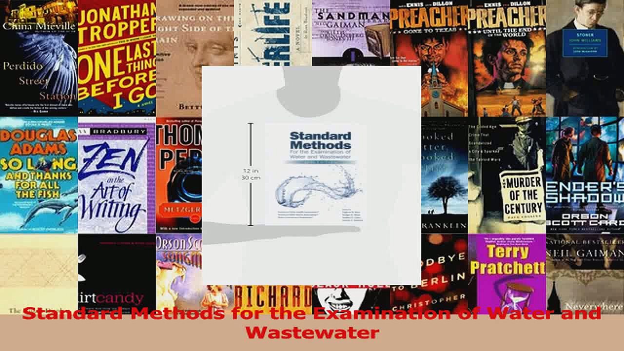 PDF Download  Standard Methods for the Examination of Water and Wastewater Download Online