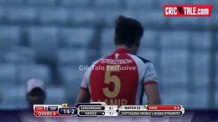 Mohammad Aamir full Over to Muhammad Hafeez