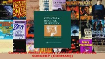 Colon and Rectal Surgery COLON AND RECTAL SURGERY CORMAN Read Online