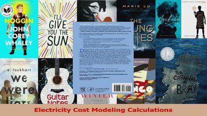 Download  Electricity Cost Modeling Calculations PDF Free