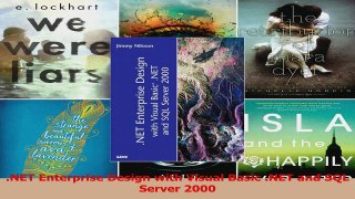 Read  NET Enterprise Design with Visual Basic NET and SQL Server 2000 Ebook Free