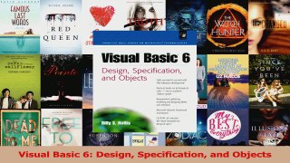 Read  Visual Basic 6 Design Specification and Objects PDF Online