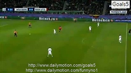 Anthony Martial Goal Wolfsburg 0 - 1 Manchester United Champions League 8-12-2015