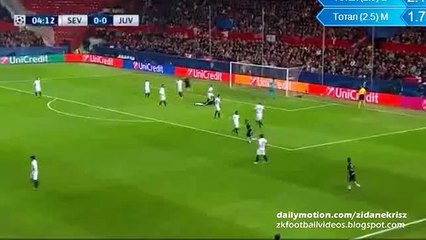 Álvaro Morata Fantastic Chance - Sevilla v. Juventus Champions League 08.12.2015_