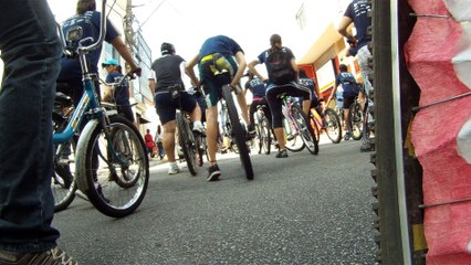 370 anos de Taubaté, Passeio de bike na cidade, no centro taubateano, 2015